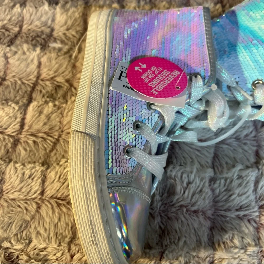 The Children Place Sequin High Top Sneakers Size 1